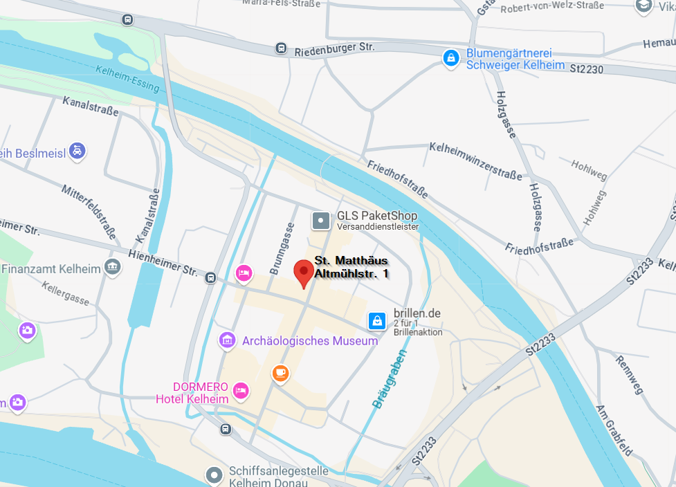 Matth&auml;uskirche in GoogleMaps